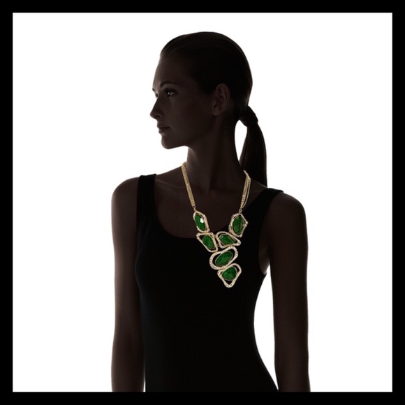 Amrita Singh Austrian Crystal Necklace Evergreen! - Picture 3 of 5